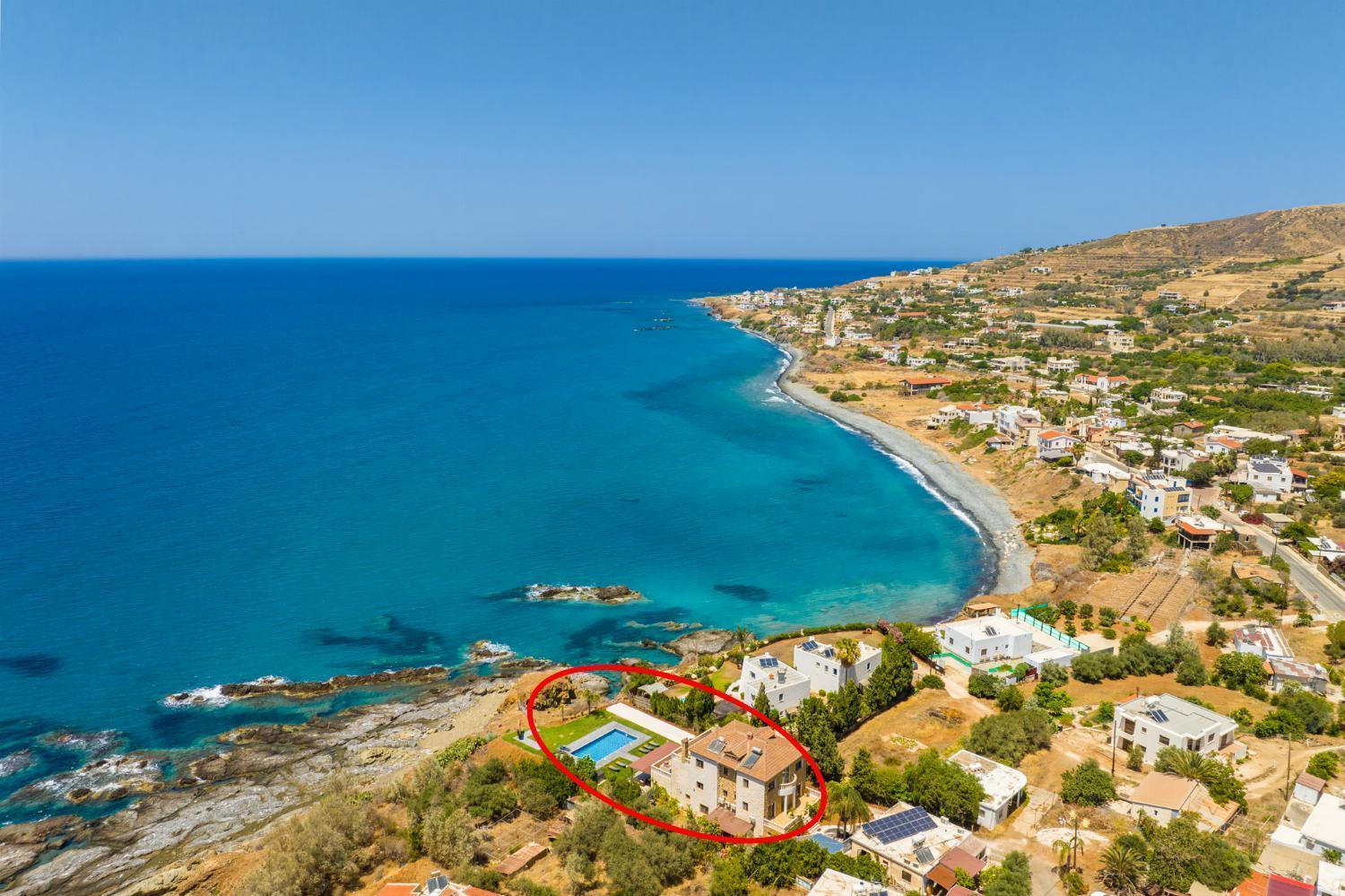 Villa Beach Heaven Pomos Eksteriør bilde
